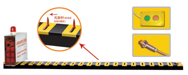 巴中恩阳区V3嵌入式闯岗自动扎胎器/阻车器